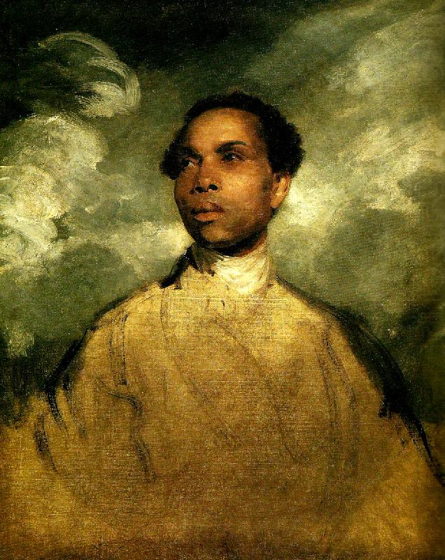 Sir Joshua Reynolds a young black china oil painting image